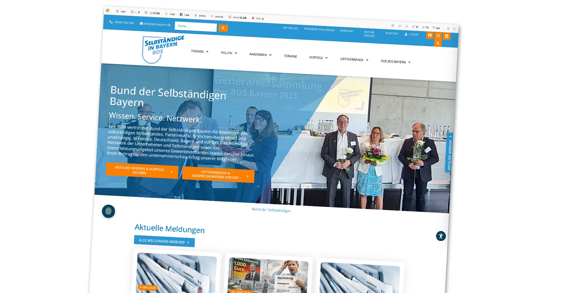 Empfehlung auf posedo.de: Bund der Selbständigen – Gewerbeverband Bayern e.V.
