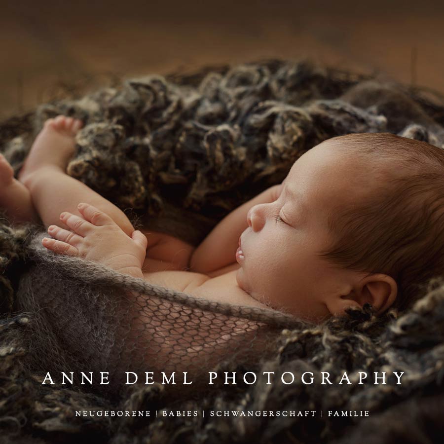 Editorial ... Newbornshooting Neugeborenenshooting in München mit der Babyfotografin Anne Deml